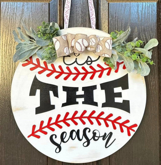 18" 3D Door Hanging Sign | Tis The Season