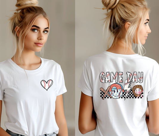 Baseball Game Day Graphic T-Shirt